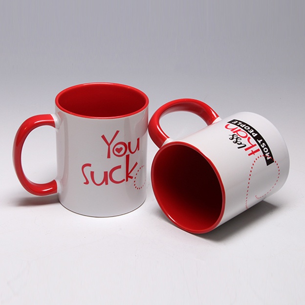 You Suck \"Love\" Mug